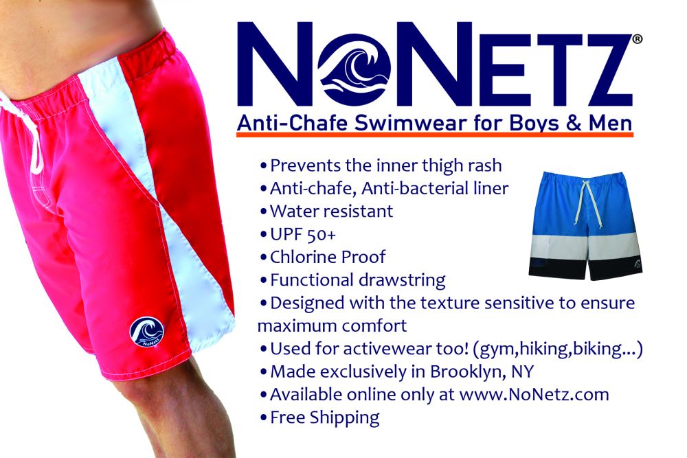 Apparel Made In America: NoNetz, Men's and Boy's Swimwear 